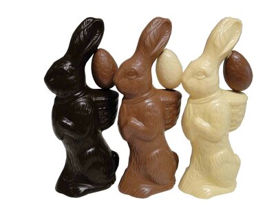 Grote chocolade paashaas