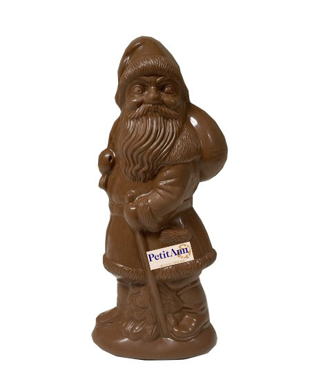 chocolade kerstman met logo
