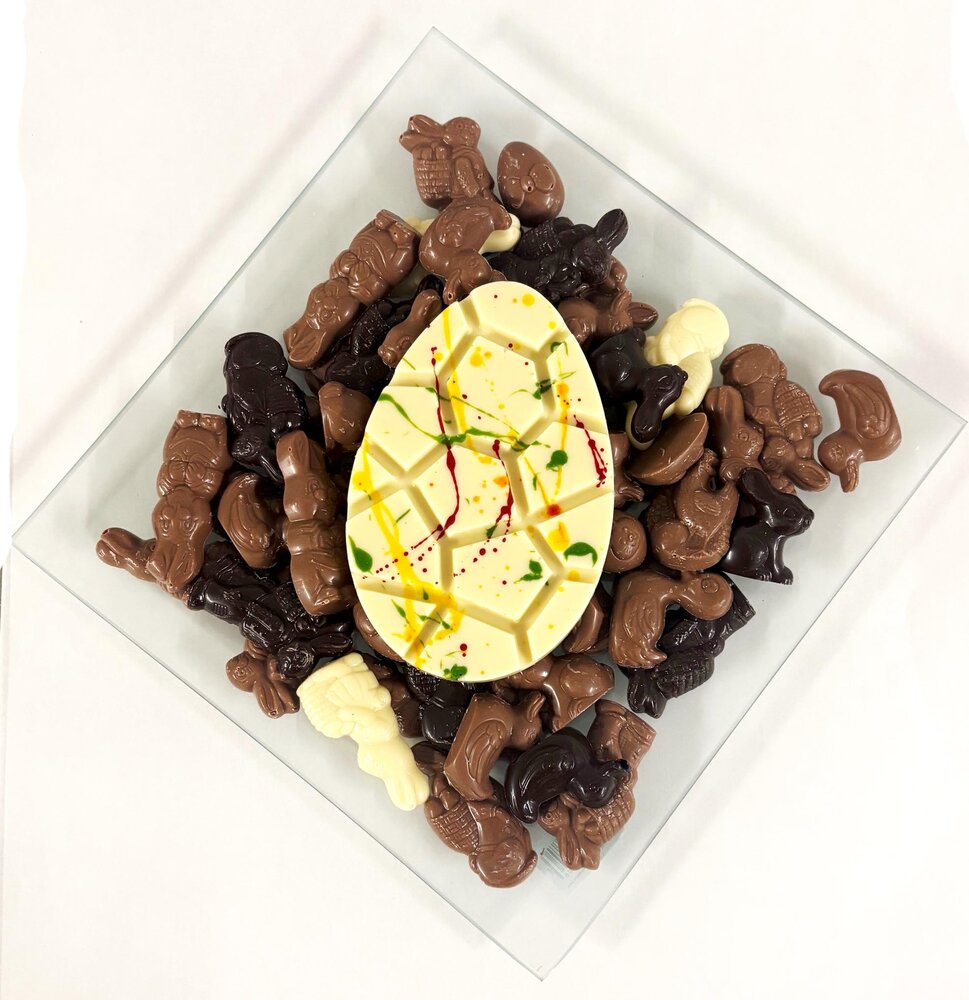 Chocolade paasei geschenk