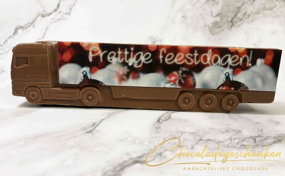 kerst chocoladevrachtwagen