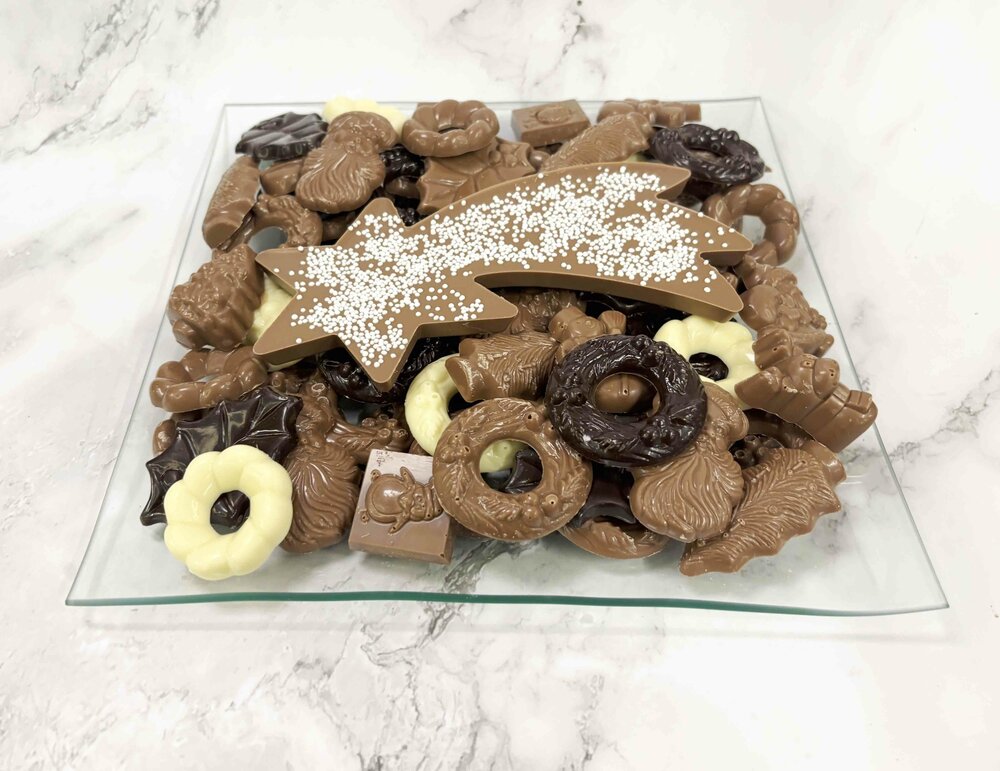 kerst geschenk schaal