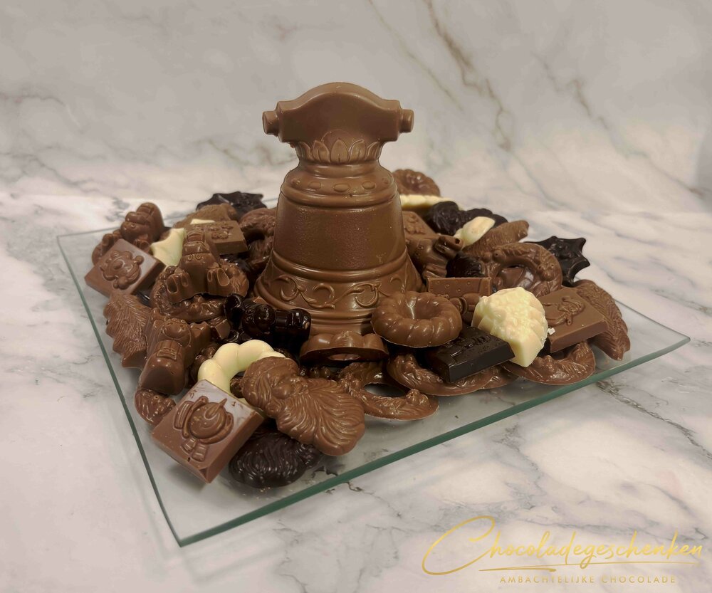 Chocolade kerst klok