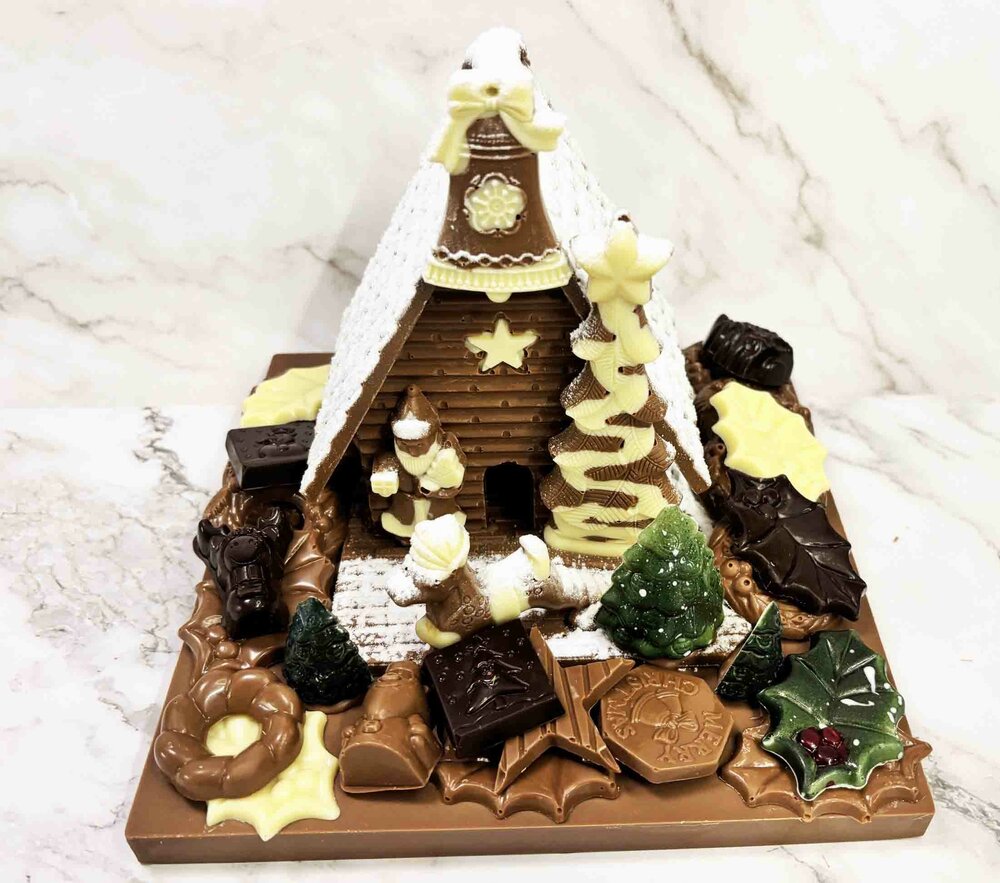 chocolade kersthuis