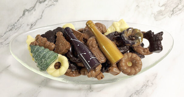 boot kerst chocolade