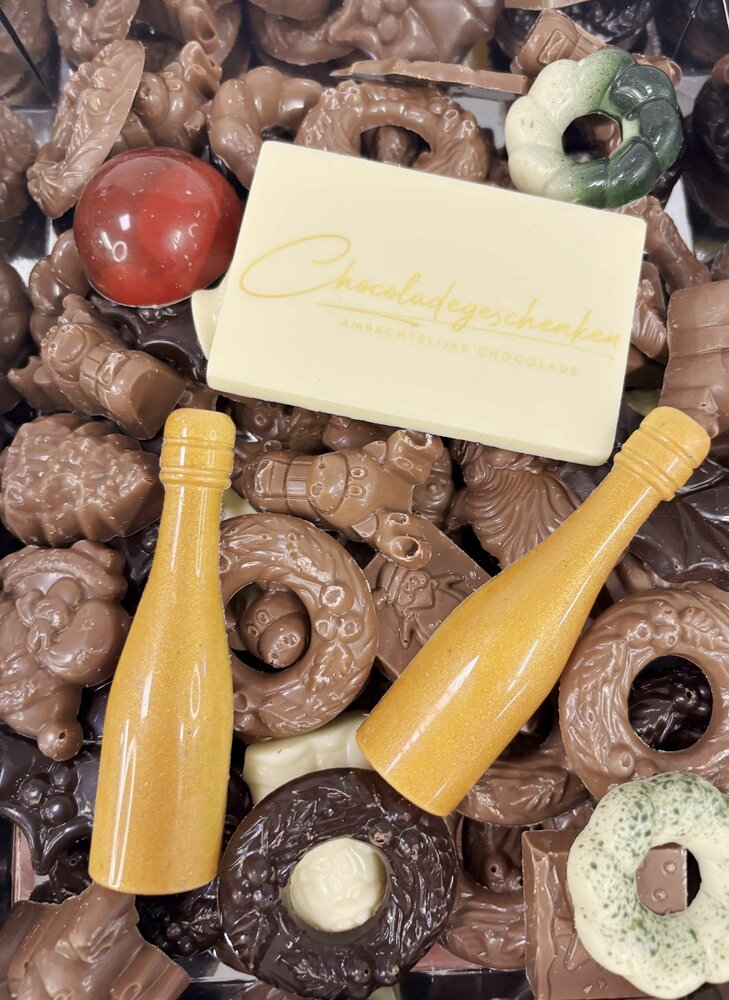 kerst chocolade met logo