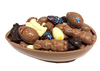 chocolade half paasei 600 gram