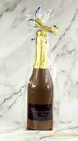 Chocolade champagne met logo