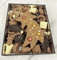 vallende ster kerst chocolade