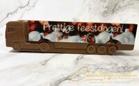 kerst chocoladevrachtwagen