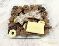 kerst chocolade schaal