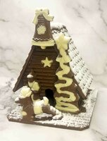 Chocolade kersthuisje
