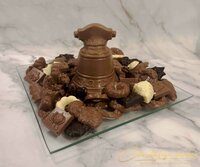 Chocolade kerst klok