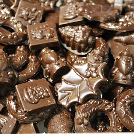 pure Kerst chocolade