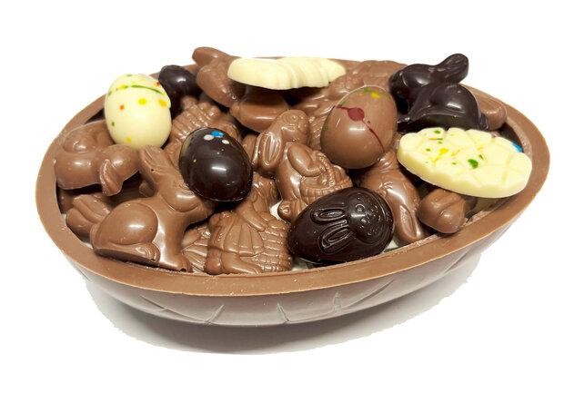 Half ei 350 gram paas chocolade