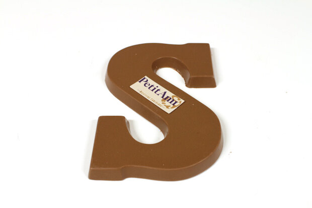 CHOCOLADELETTER MET LOGO