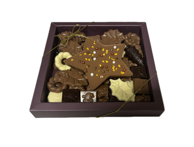 x mas chocolate star