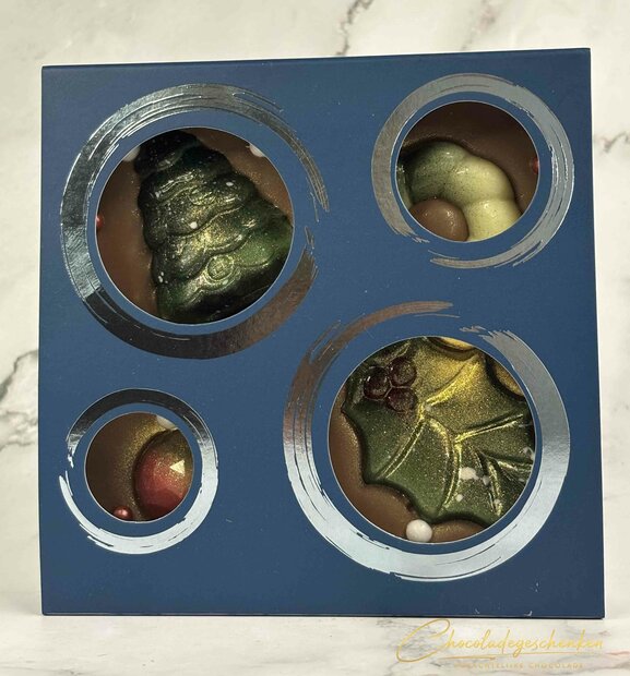 kerstgeschenk blue circkel