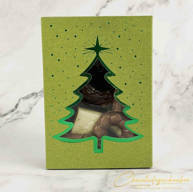 Kerst chocolade cadeau