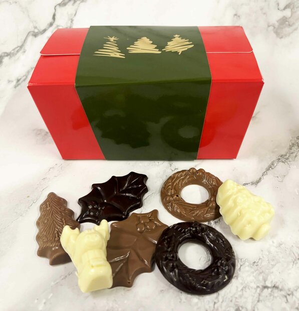 Kerstgeschenk chocolade