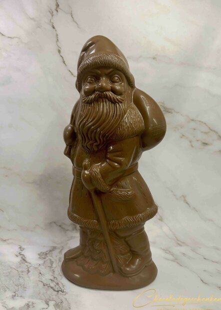 grote chocolade kerstman
