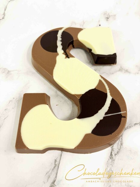 Luxe chocolade letter