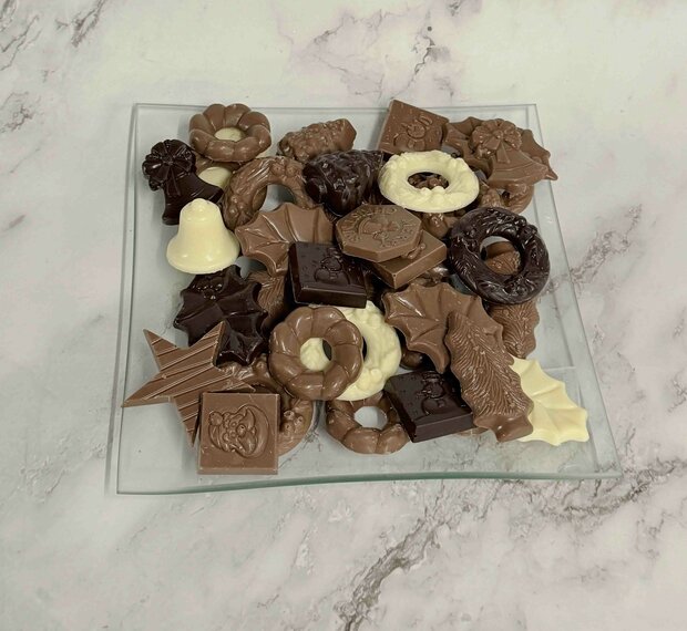 Kerstgeschenk chocolade