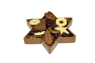 Chocolade kerstster