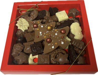 decorated treebox chocolate