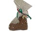 Santa laars gevuld met kerst chocolade_