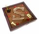 Chocoladeletter plateau versierd_