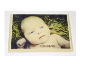 Chocolade foto kaart met fotot